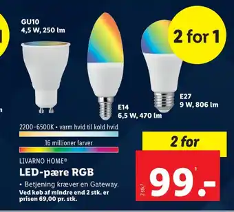 Lidl LED pære tilbud