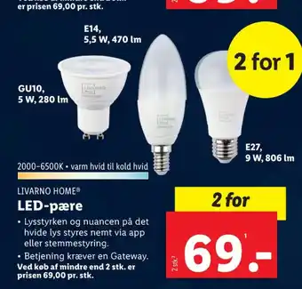 Lidl LED pære tilbud