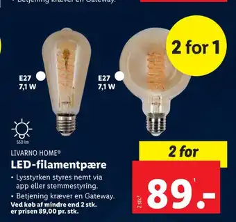 Lidl LED pære tilbud