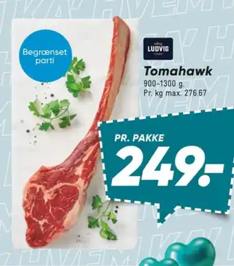 Bilka Tomahawk-steak tilbud