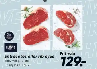 Bilka Ribeye tilbud