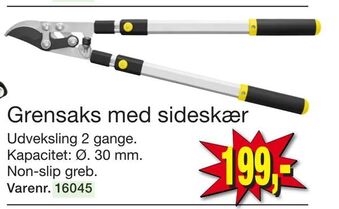 Harald Nyborg Grensaks med sideskær tilbud