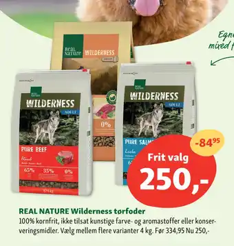 Maxi Zoo REAL NATURE Wilderness tørfoder tilbud
