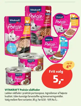 Maxi Zoo VITAKRAFT Poésie vådfoder tilbud