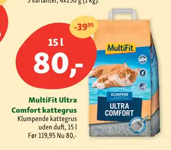 Maxi Zoo MultiFit Ultra Comfort kattegrus tilbud