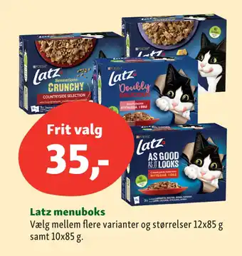 Maxi Zoo Latz menuboks tilbud