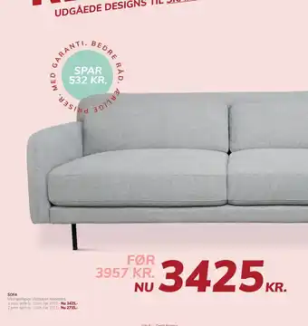 Daells Bolighus SOFA tilbud