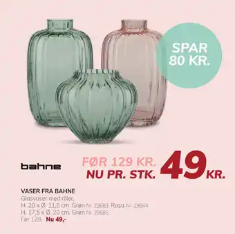 Daells Bolighus VASER FRA BAHNE tilbud