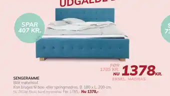 Daells Bolighus SENGERAMME tilbud