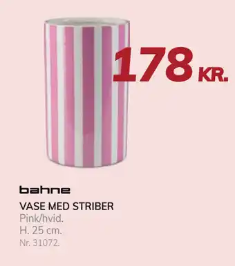 Daells Bolighus VASE MED STRIBER tilbud