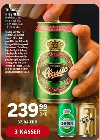 Scandinavian Park TUBORG PILSNER tilbud