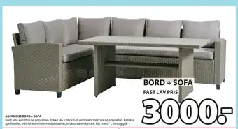 JYSK AGERMOSE BORD + SOFA tilbud