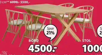 JYSK ARNBORG STOL tilbud