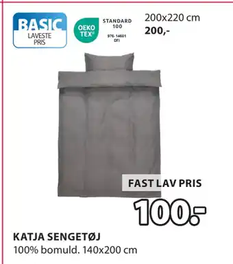 JYSK KATJA SENGETØJ tilbud