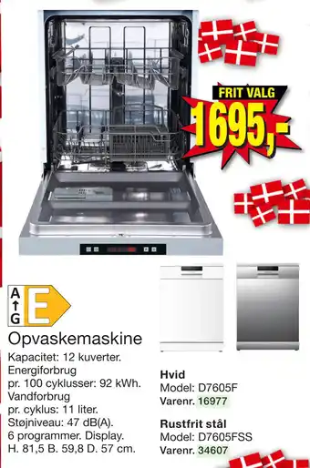 Harald Nyborg Opvaskemaskine tilbud