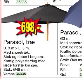 Harald Nyborg Parasol, træ tilbud
