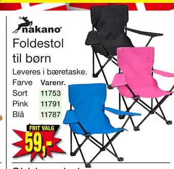 Harald Nyborg Foldestol til børn tilbud