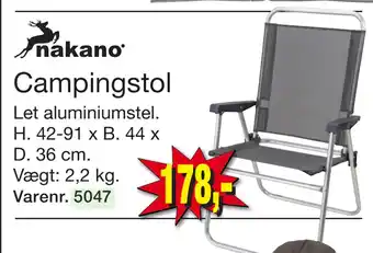 Harald Nyborg Campingstol tilbud