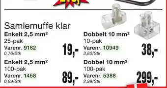 Harald Nyborg Samlemuffe klar tilbud