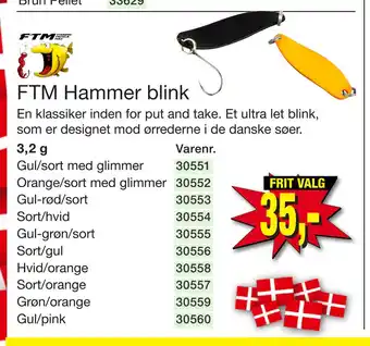 Harald Nyborg FTM Hammer blink tilbud