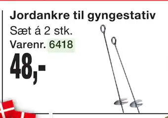 Harald Nyborg Jordankre til gyngestativ tilbud