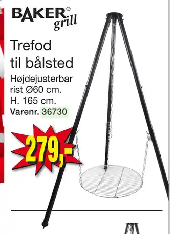 Harald Nyborg Trefod til bålsted tilbud