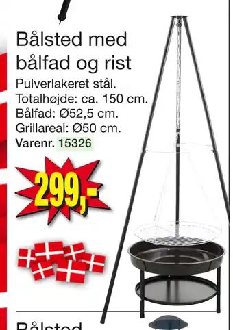 Harald Nyborg Bålsted med bålfad og rist tilbud