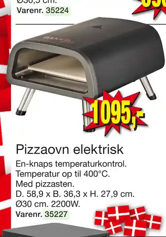 Harald Nyborg Pizzaovn elektrisk tilbud