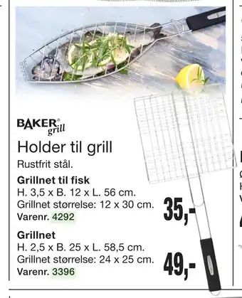 Harald Nyborg Holder til grill tilbud