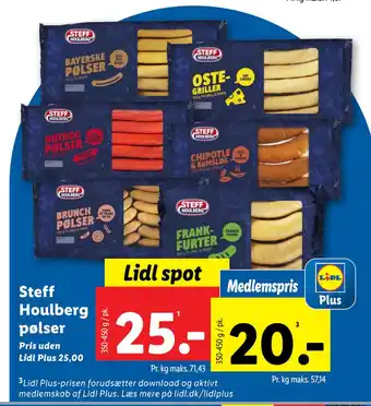 Lidl Steff Houlberg pølser tilbud