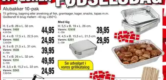 Harald Nyborg Alubakker 10-pak tilbud