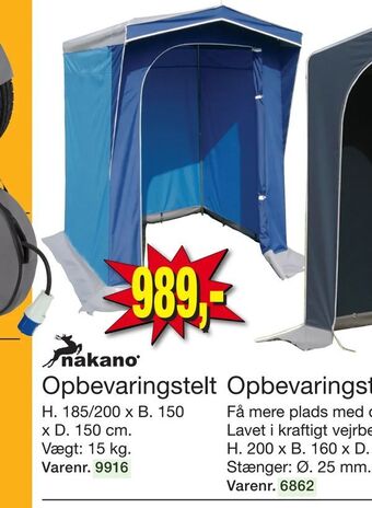 Harald Nyborg Opbevaringstelt tilbud