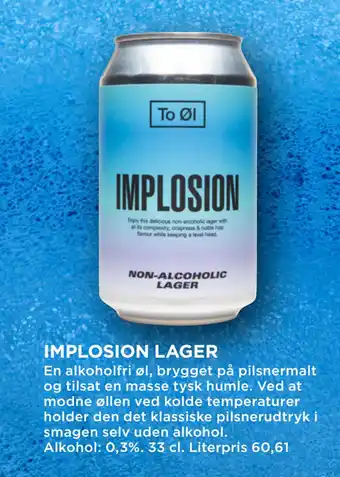 MENY IMPLOSION LAGER tilbud