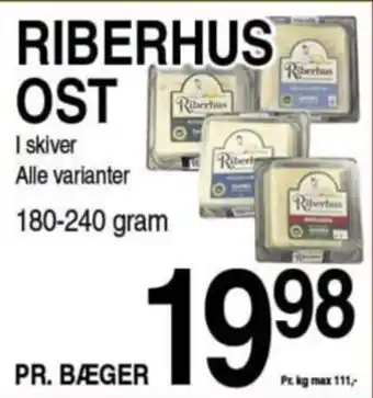 ABC Lavpris RIBERHUS OST tilbud