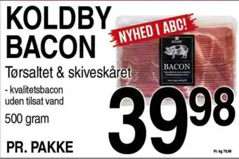 ABC Lavpris KOLDBY BACON tilbud