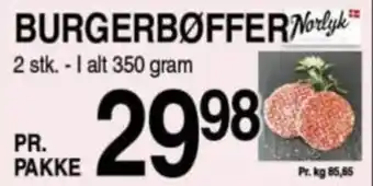 ABC Lavpris BURGERBØFFER tilbud