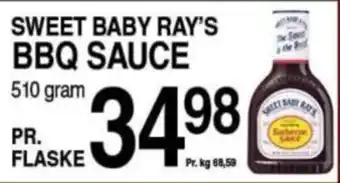 ABC Lavpris SWEET BABY RAY'S BBQ SAUCE tilbud