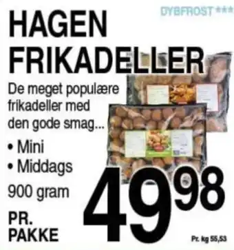 ABC Lavpris HAGEN FRIKADELLER tilbud