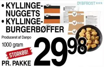 ABC Lavpris KYLLINGE- NUGGETS KYLLINGE- BURGERBØFFER tilbud