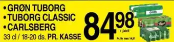 ABC Lavpris GRØN TUBORG TUBORG CLASSIC CARLSBERG tilbud