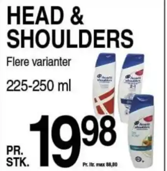 ABC Lavpris HEAD & SHOULDERS tilbud