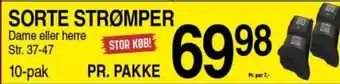 SORTE STRØMPER