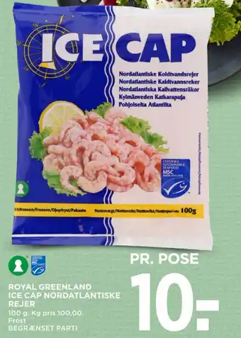 MENY ROYAL GREENLAND ICE CAP NORDATLANTISKE REJER tilbud
