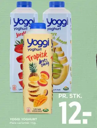 MENY YOGGI YOGHURT tilbud