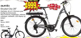Harald Nyborg Elcykel City 28" tilbud