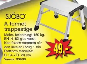 Harald Nyborg A-formet trappestige tilbud