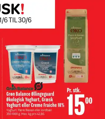 Min Købmand Pære & Banan Yoghurt tilbud