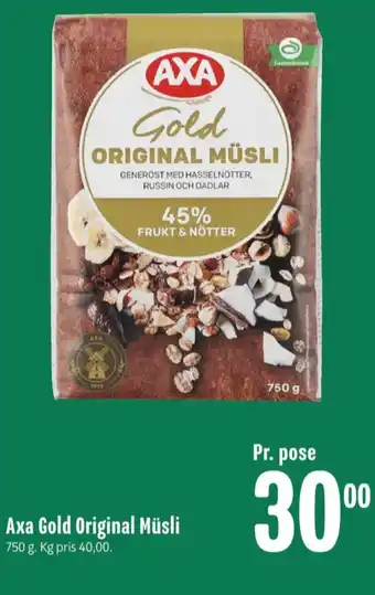 Min Købmand Gold Original Müsli tilbud