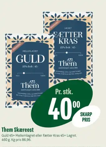 Skæreost Fætter Kras lagret