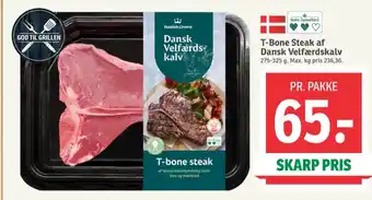 SPAR T-bone steak tilbud